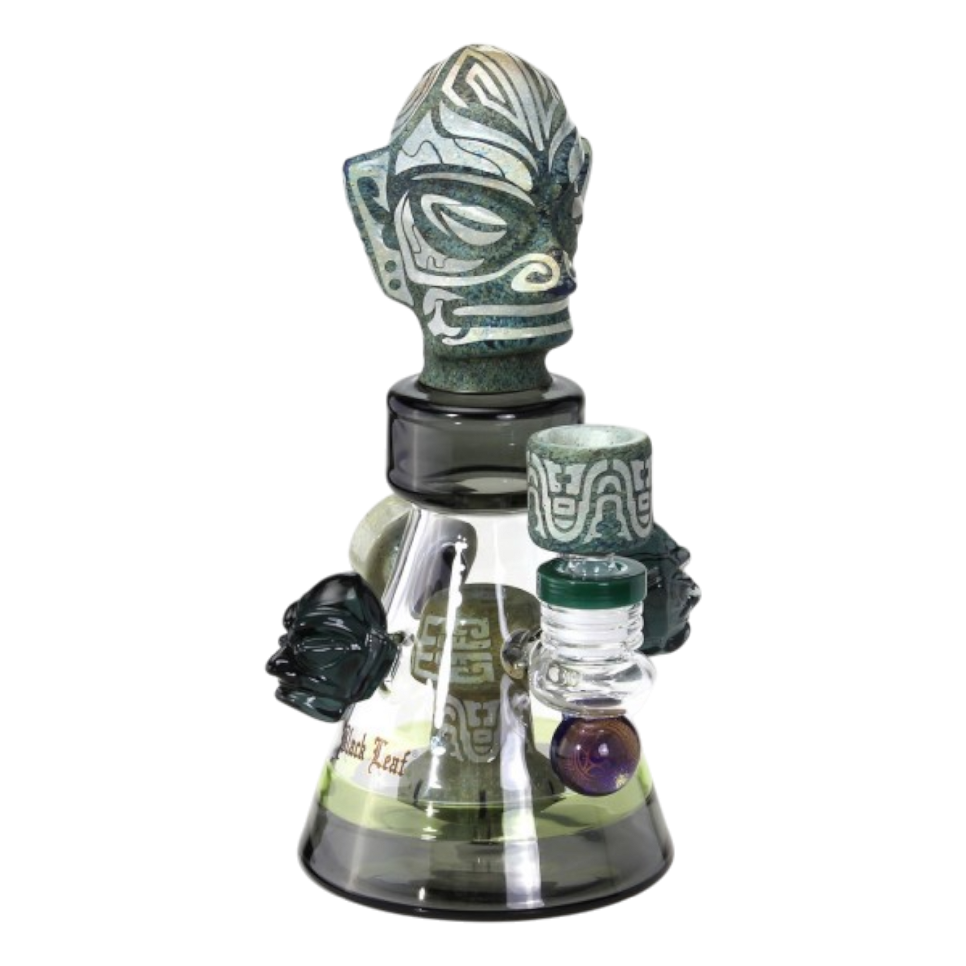 Diffusorbong mit kunstvollem SANXINGDUI-Design aus robustem Glas