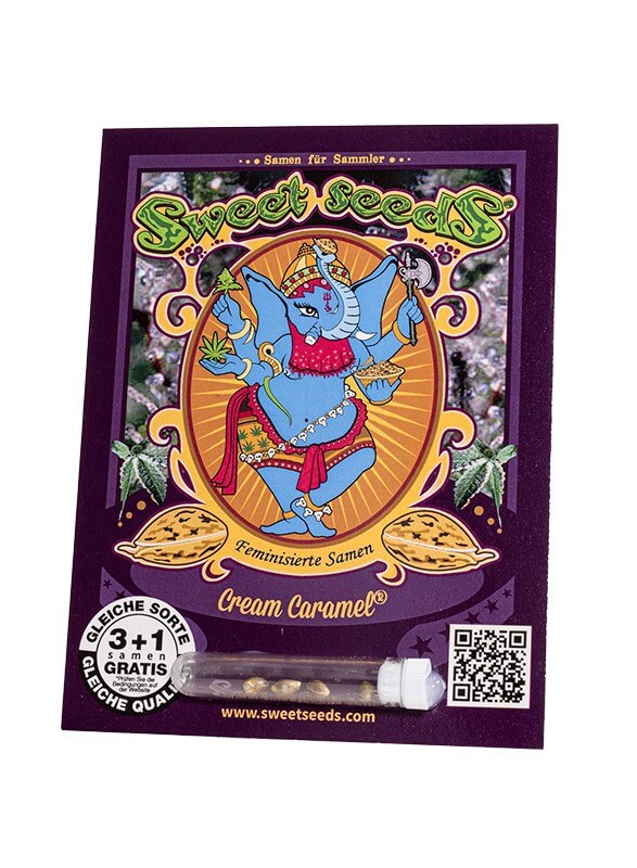 Cream Caramel Seedpack Design