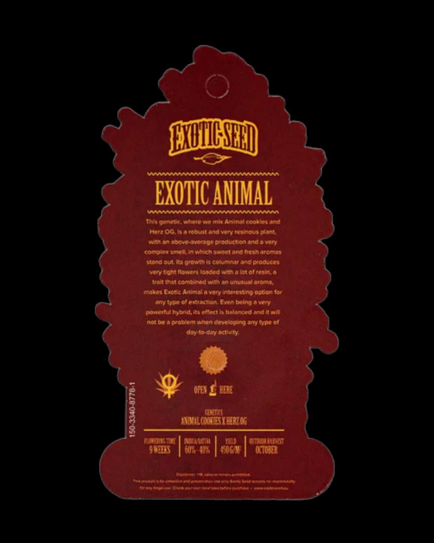Exotic Animal Hybrid mit Indica-Sativa-Balance
