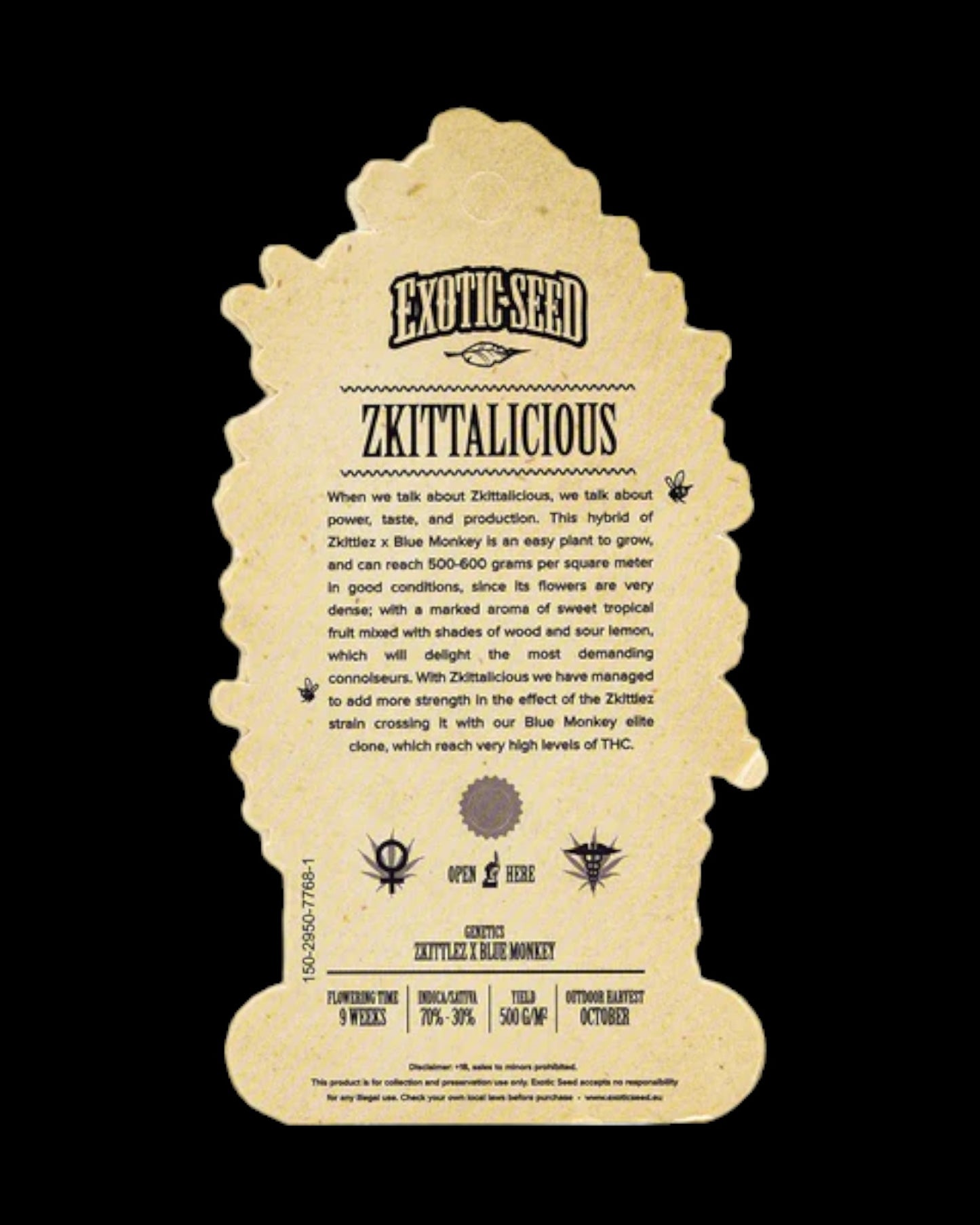 Exotic Seed - ZKITTALICIOUS - AUTOFLOWER