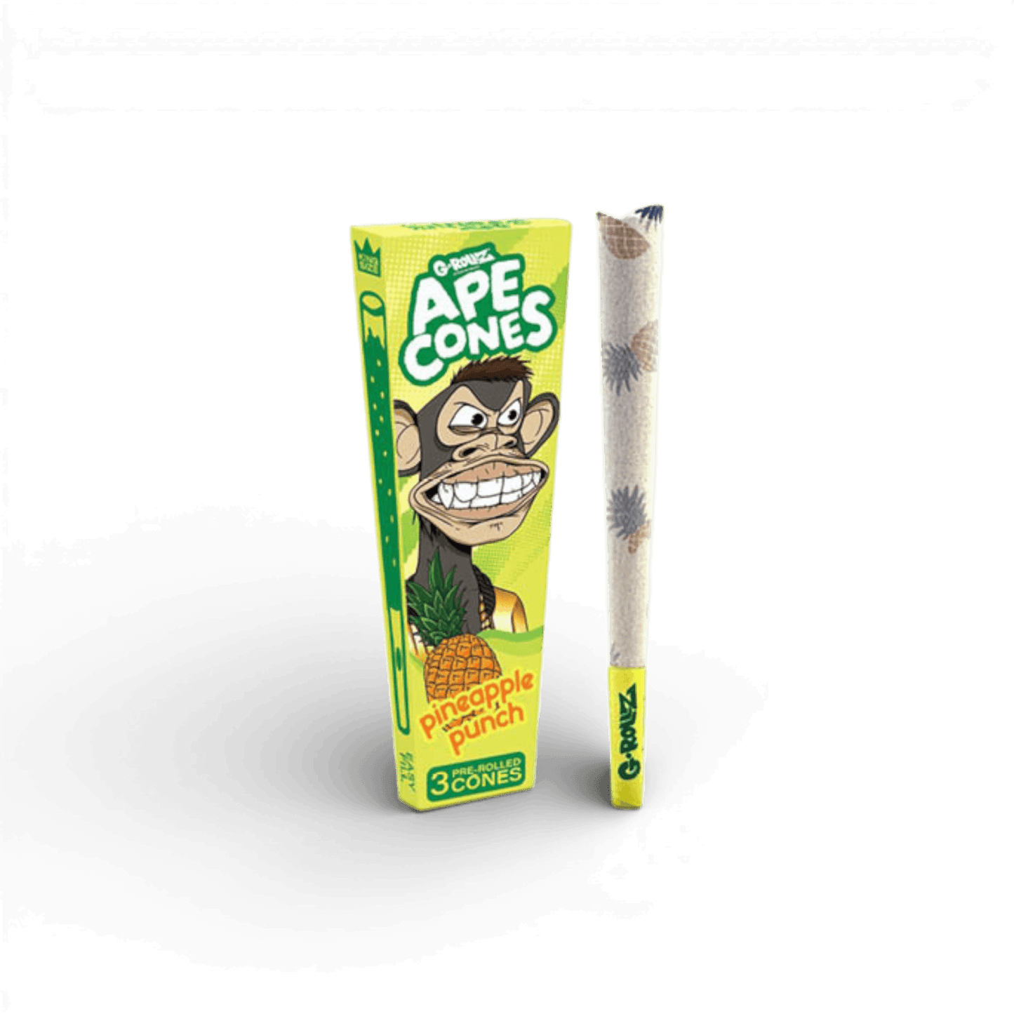 G-ROLLZ Pineapple Punch Ape Cones 3er Pack