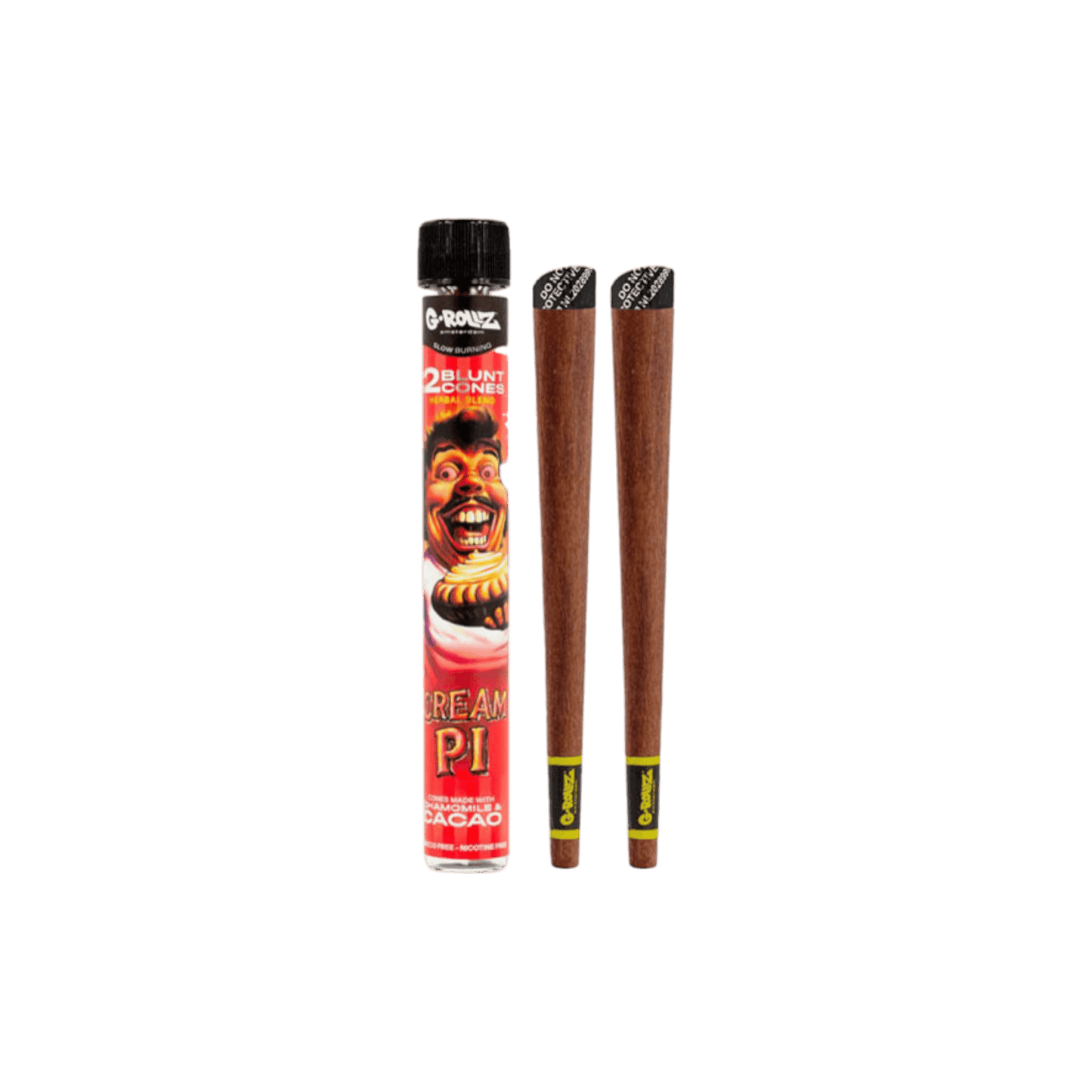 G-ROLLZ Cream Pi Terpene Cones Glasröhrchen