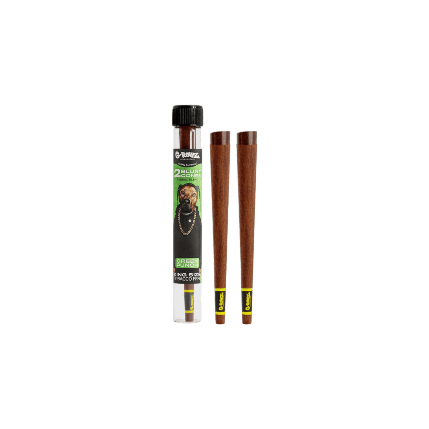 Green Punch Blunts G-Rollz Hemp Wraps 2 Stück