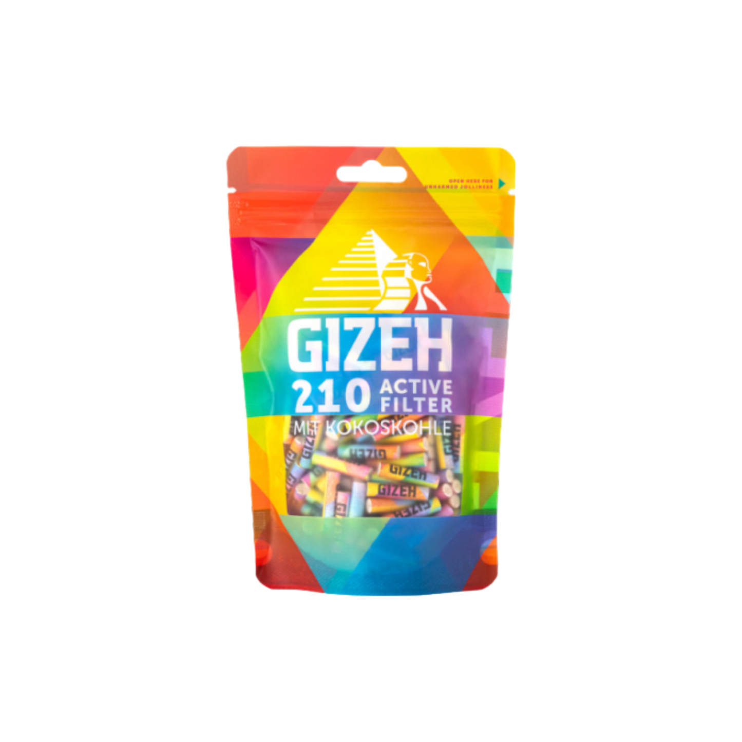 Active Filter Rainbow mit Kokoskohle, 6mm, 210er Beutel
