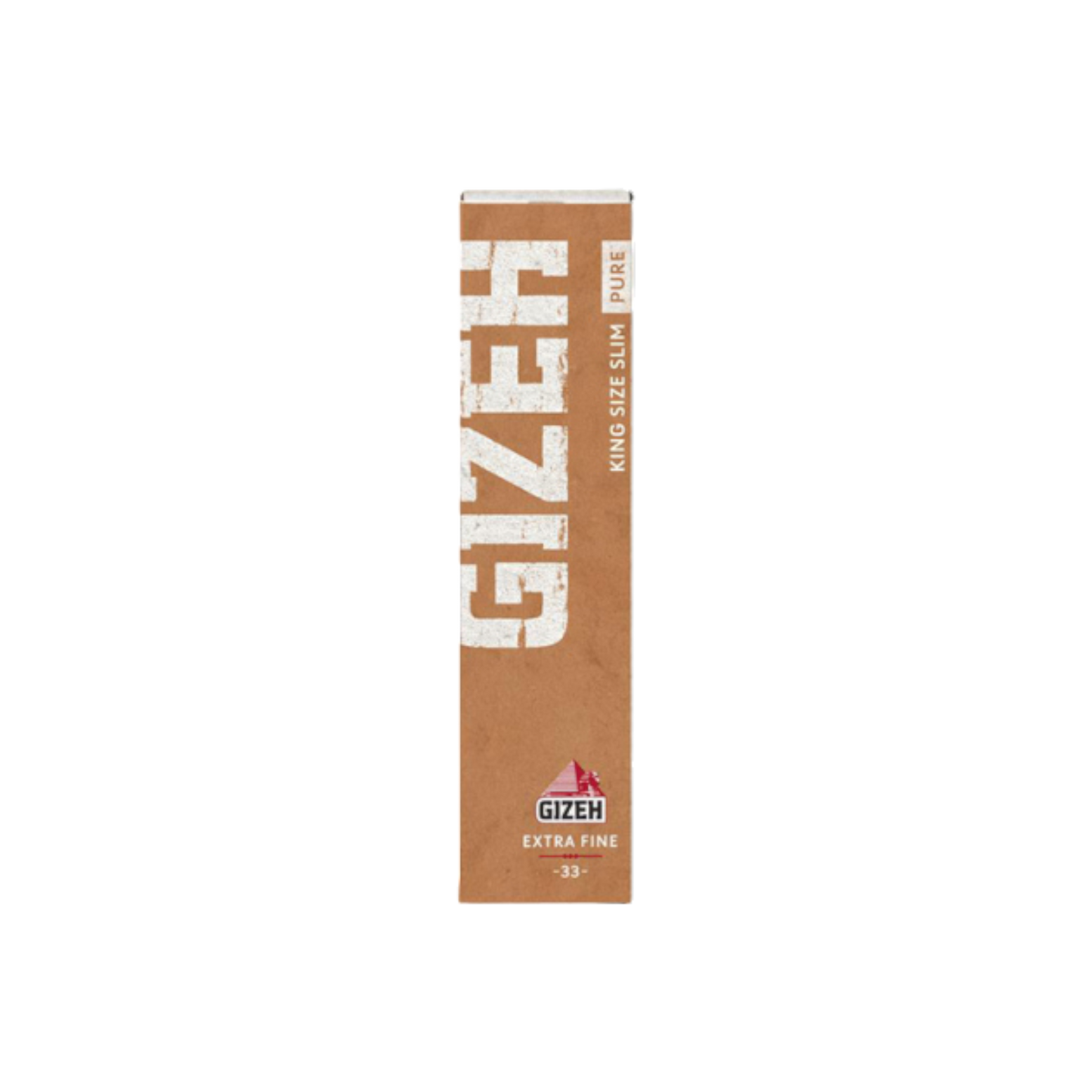 Gizeh Pure, King Size Slim, Zigarettenpapier, ungebleicht, Rauchzubehör, natürlich
