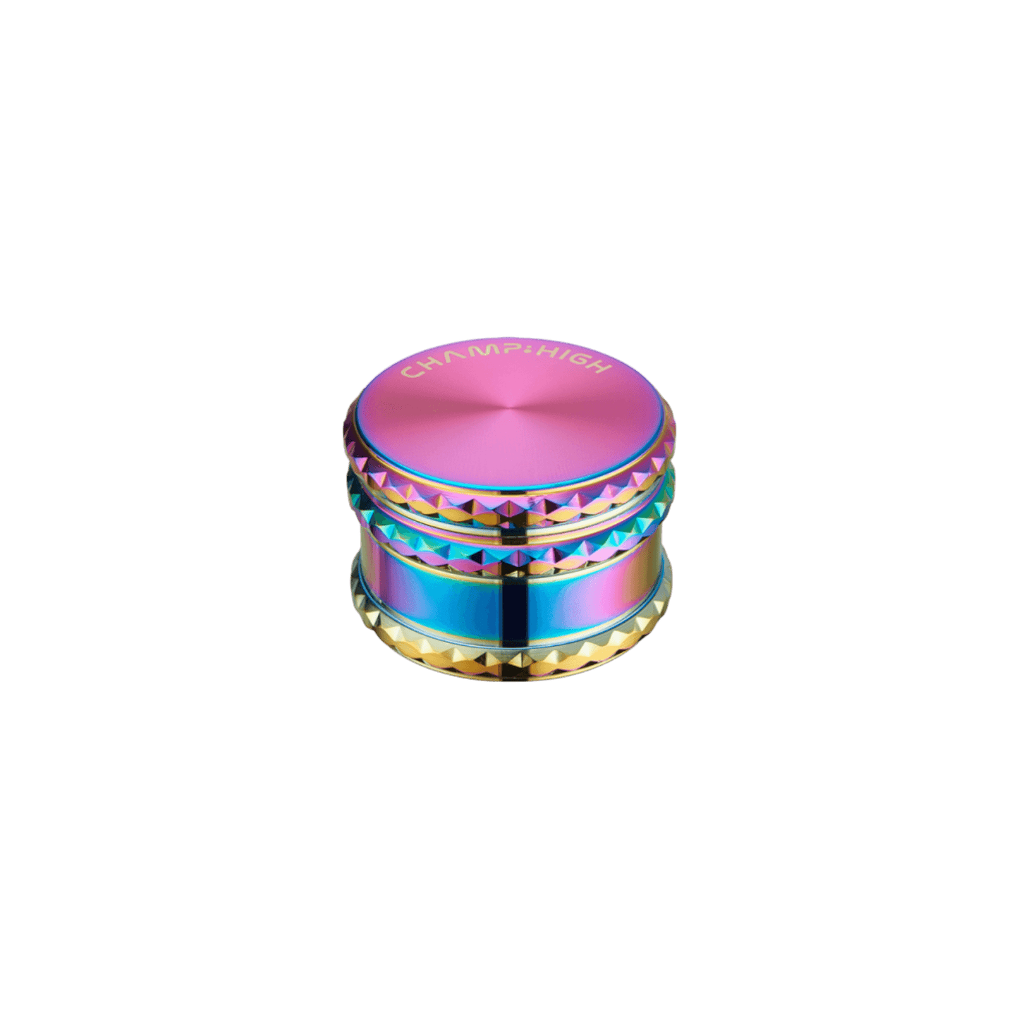 4-teiliger Champ High Grinder mit Regenbogen-Finish