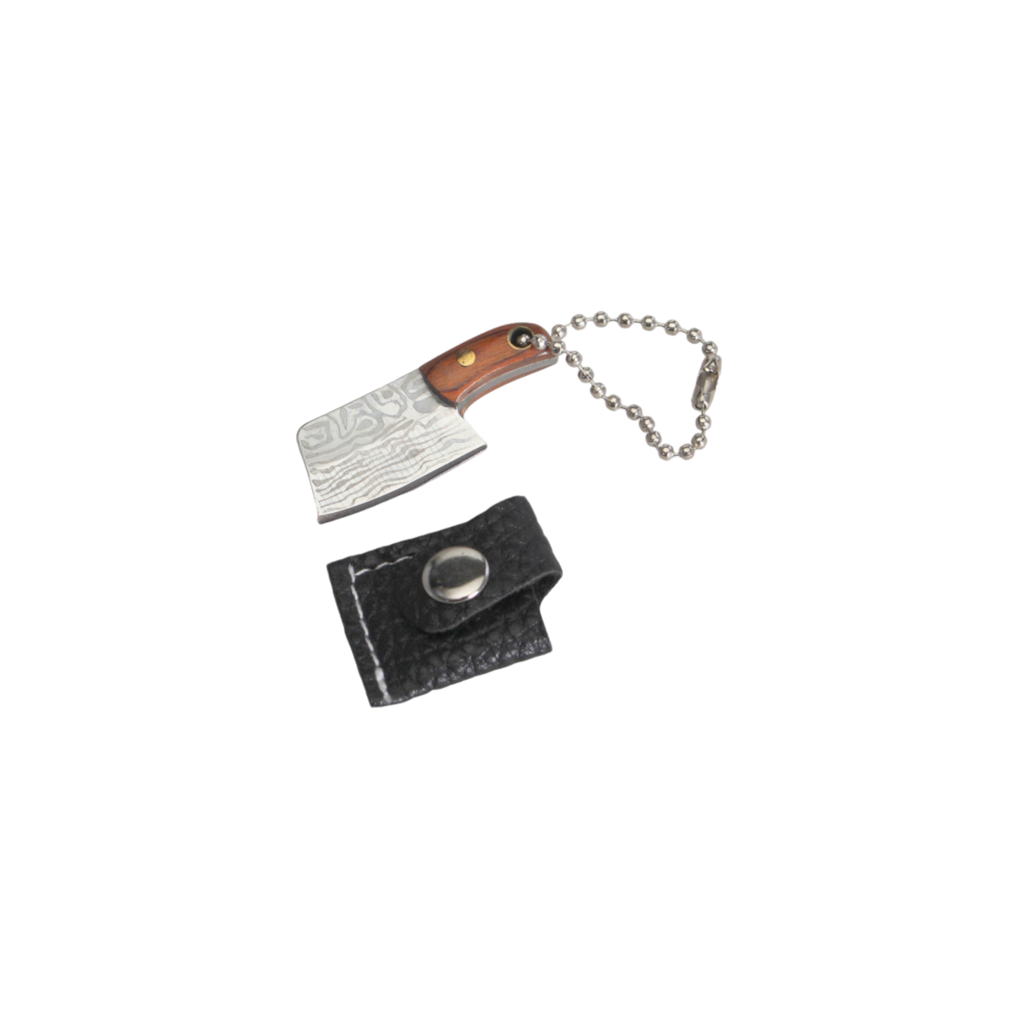 Mini-Haschbeil mit Schutztäschchen – kleines Beil mit Kette zum Zerkleinern von Haschisch