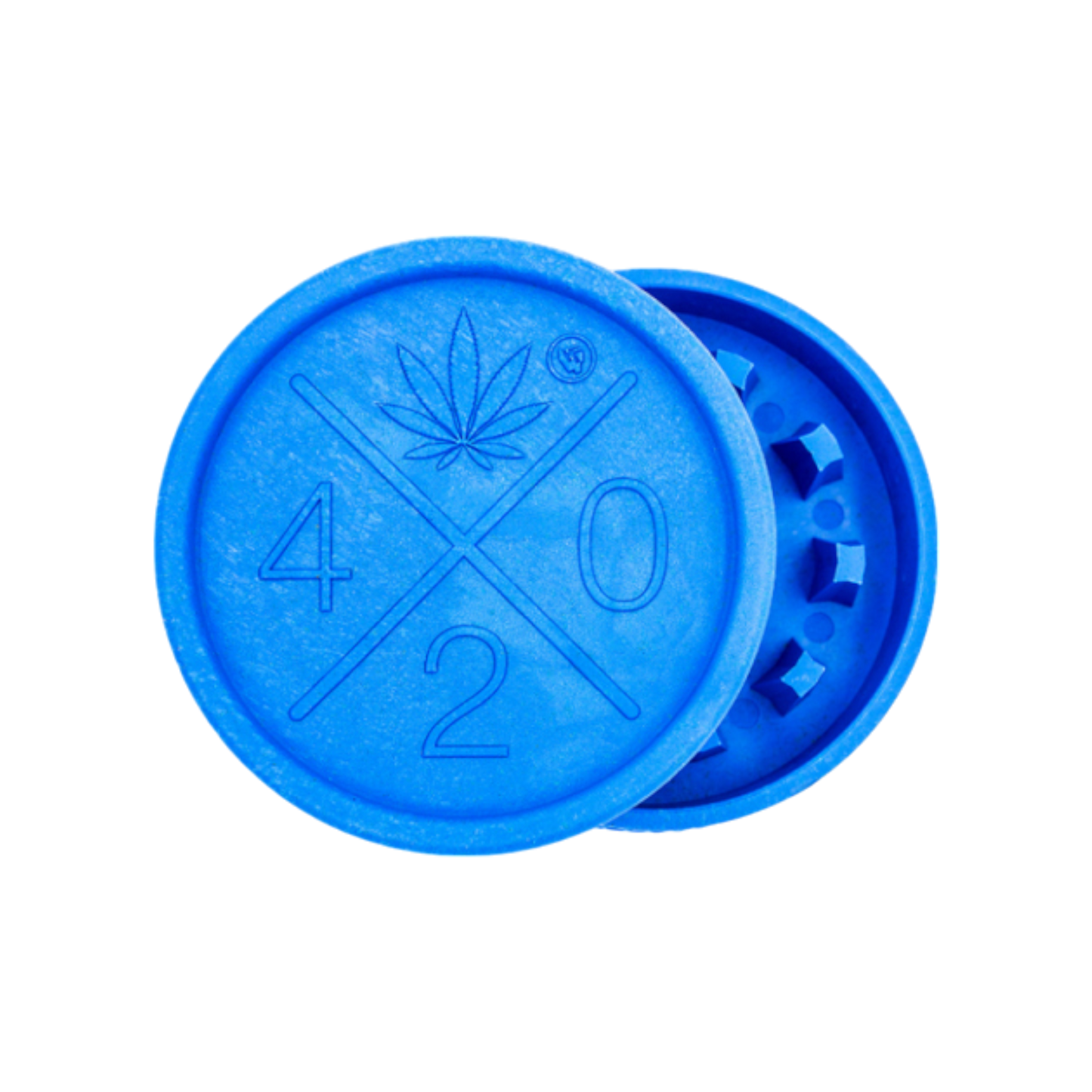 Hemp Grinder "420 Logo", 2-tlg.: Ø 55 mm