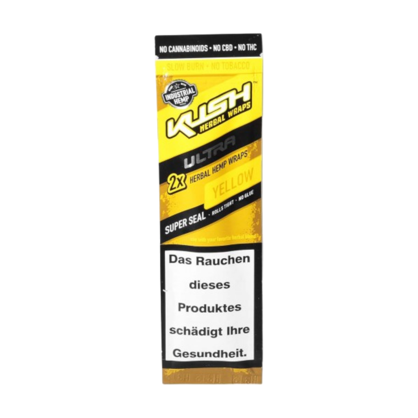 Kush Herbal Hemp Wraps Ultra Yellow