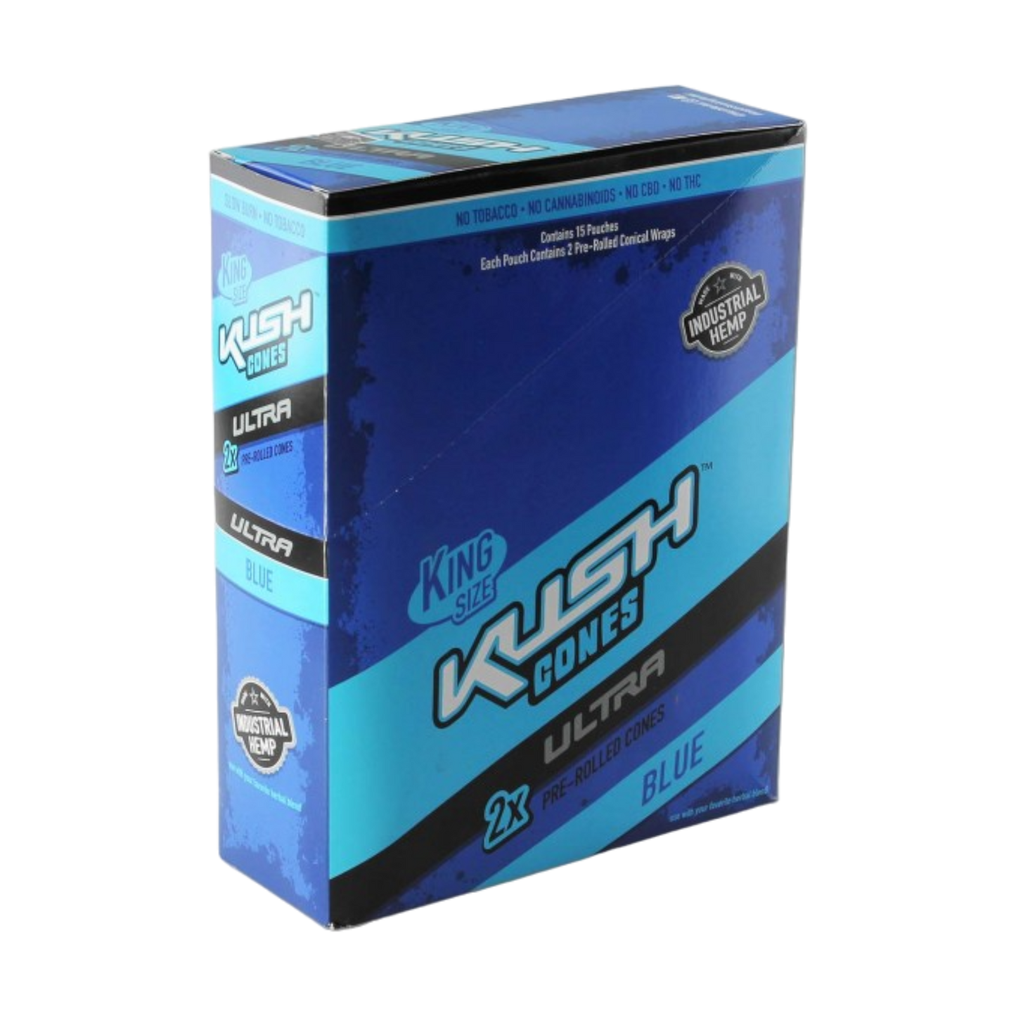 Kush Conical Herbal Wraps Ultra Blue Berry