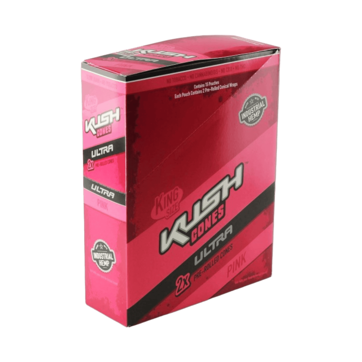 Kush Conical Herbal Wraps Ultra Pink Packung
