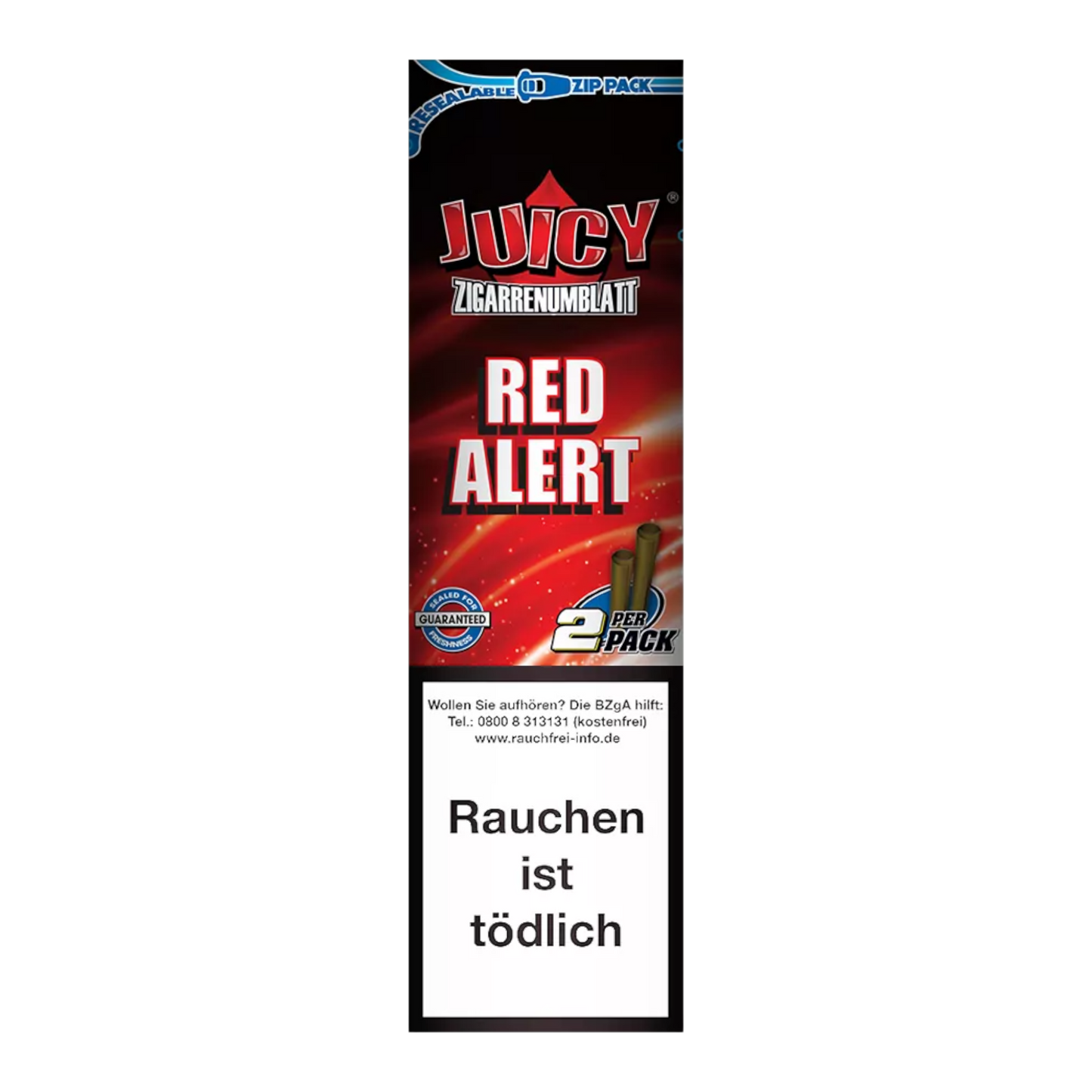 Juicy Blunt Rolls Zigarrenumblatt Red Alert