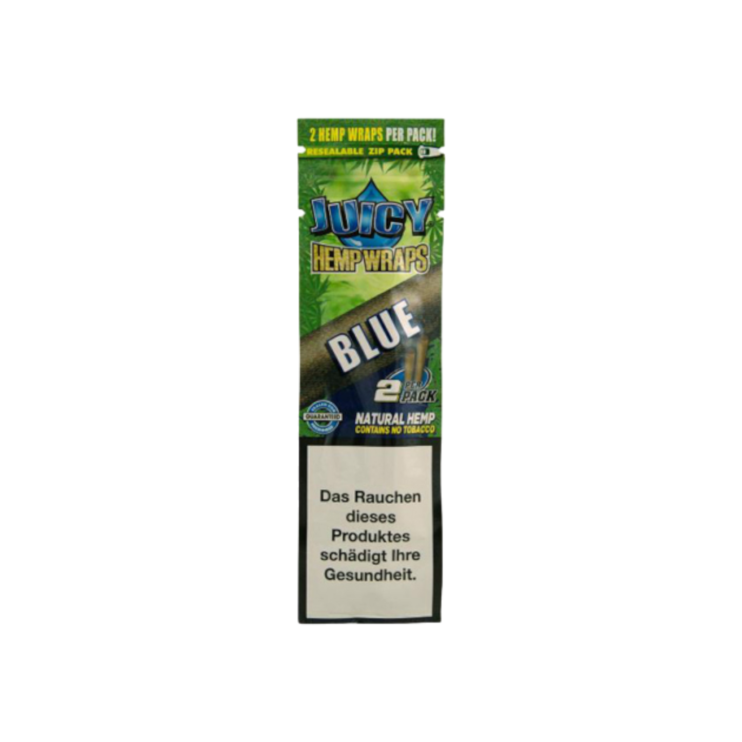 Juicy Blunts Hemp Wraps - BLUE (Blacknblue)