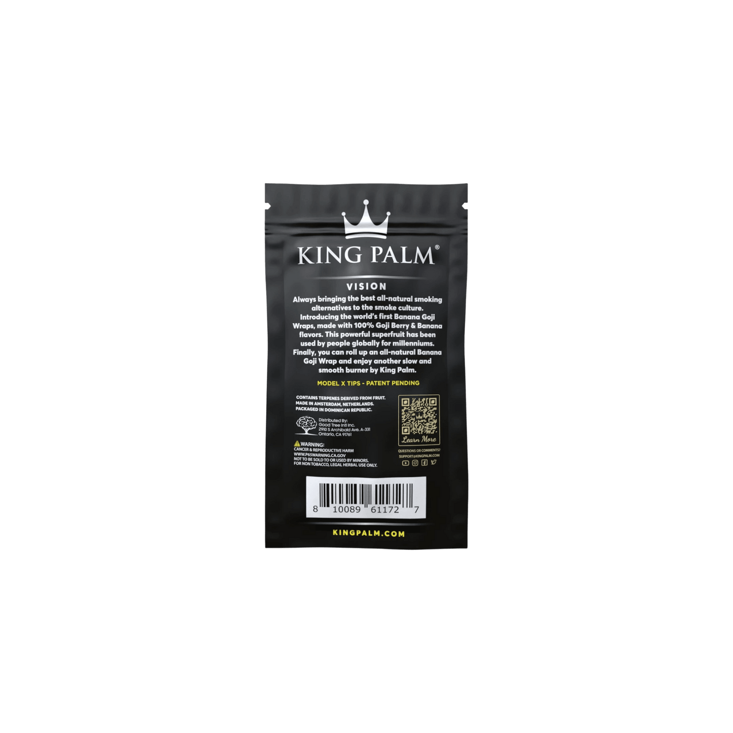 Goji Wraps Banana – 4 natürliche Goji-Wraps mit süßem Bananen-Aroma