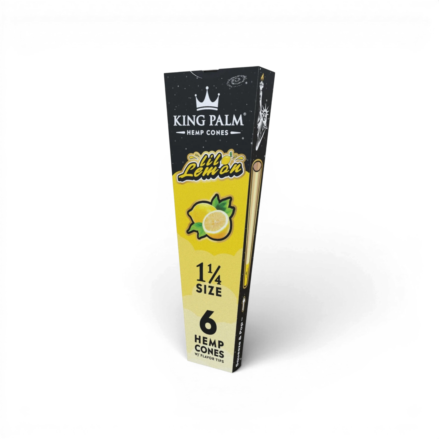 King Palm Lil Lemon 6 Cones mit Packing Stick