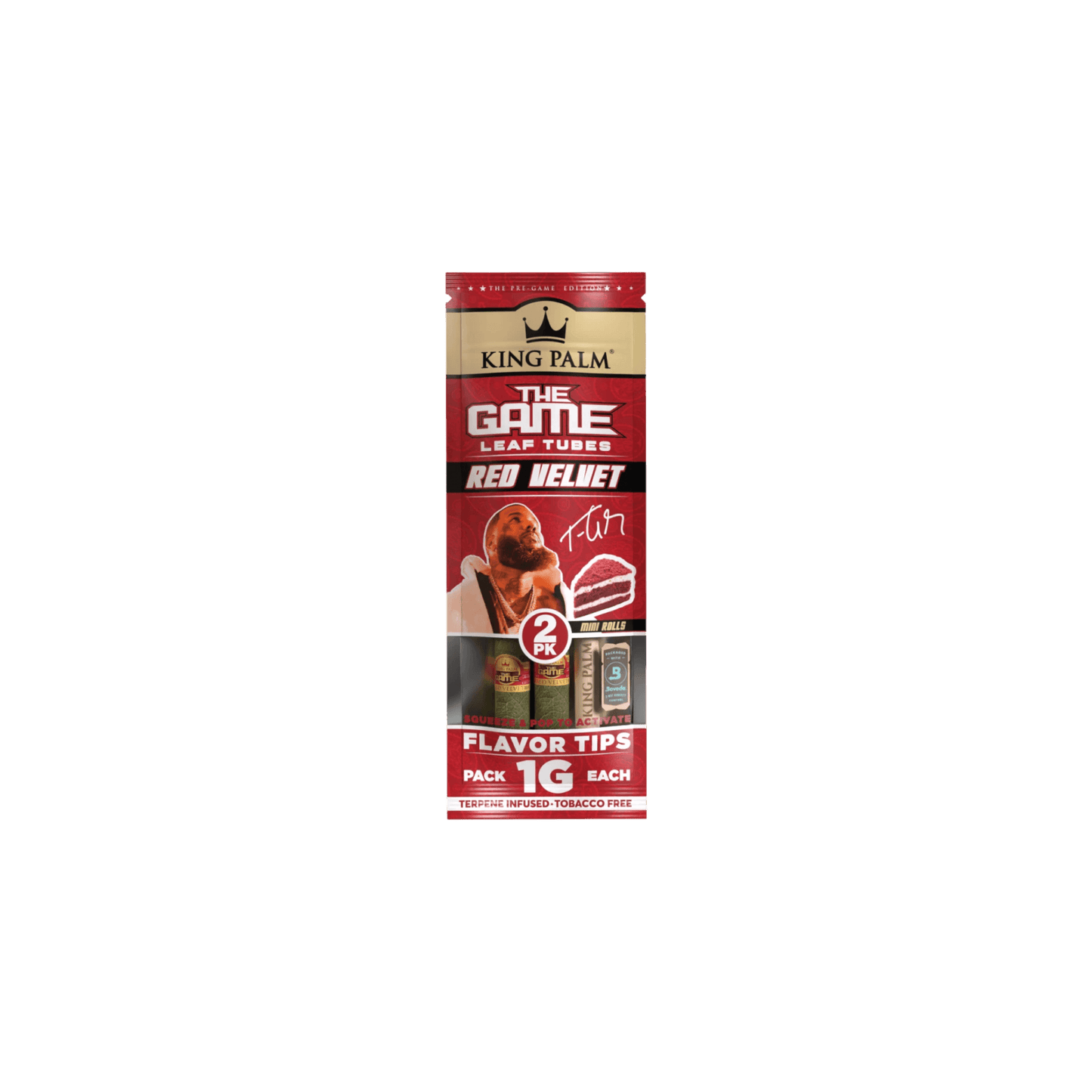 King Palm Mini Rolls Red Velvet Produktfoto
