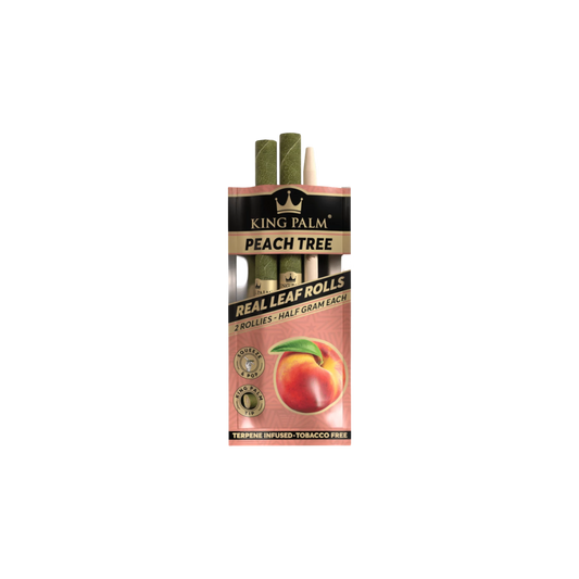 Peach Tree Rollies von King Palm mit natürlichem Pfirsich-Aroma