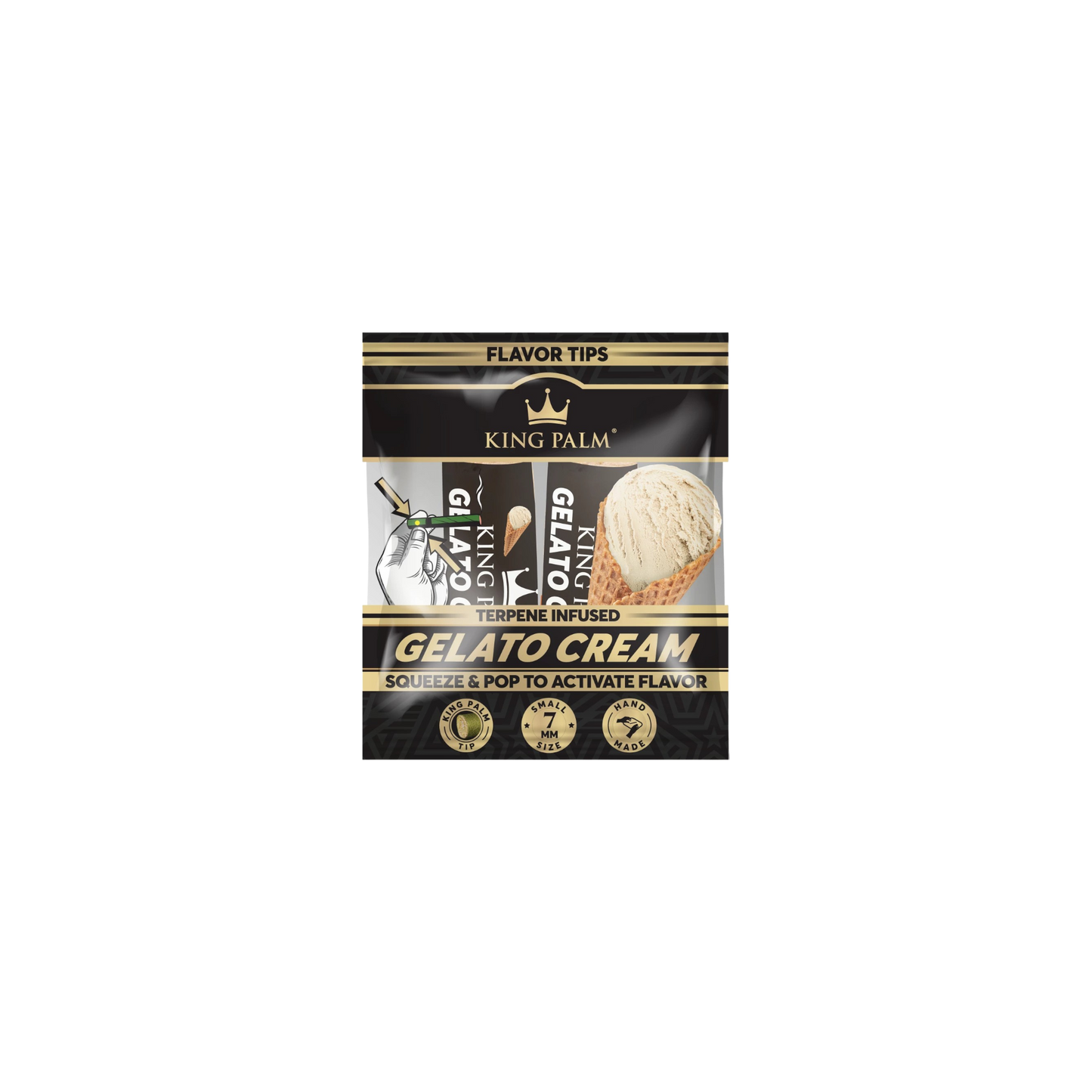 King Palm Tip Gelato Cream – 2 Tips pro Pack für intensiven Geschmack
