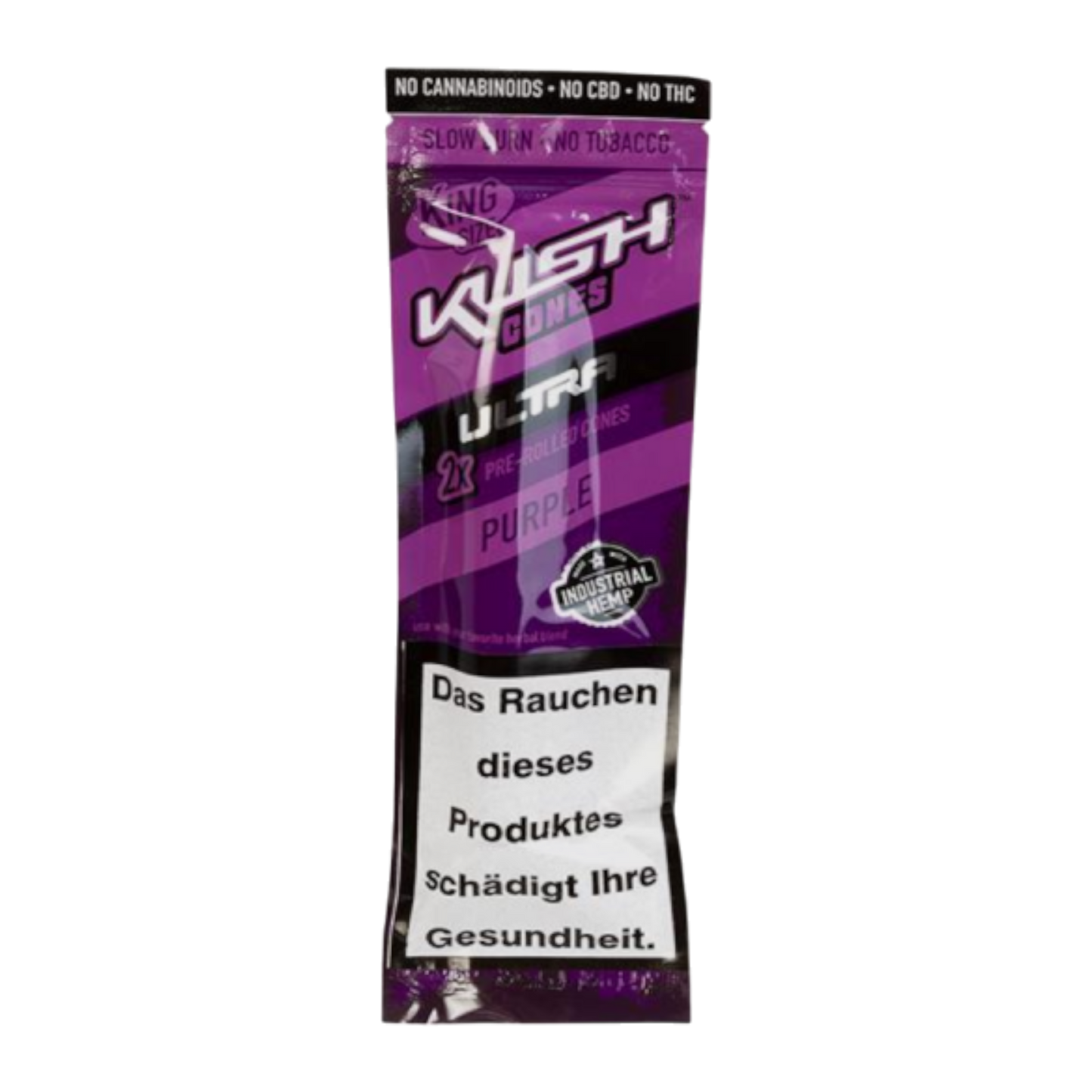 Kush Conical Herbal Wraps Ultra Purple GRAPE