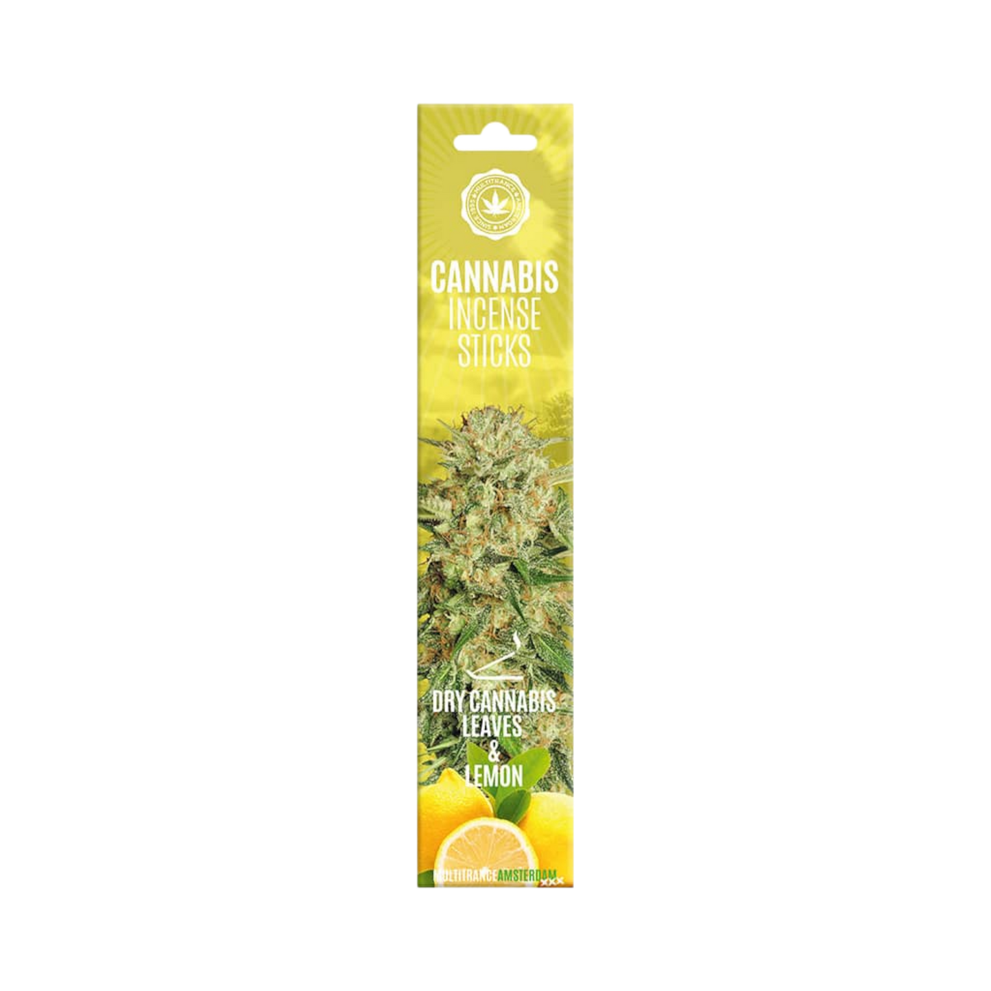 Cannabis-Räucherstäbchen mit Zitronenduft