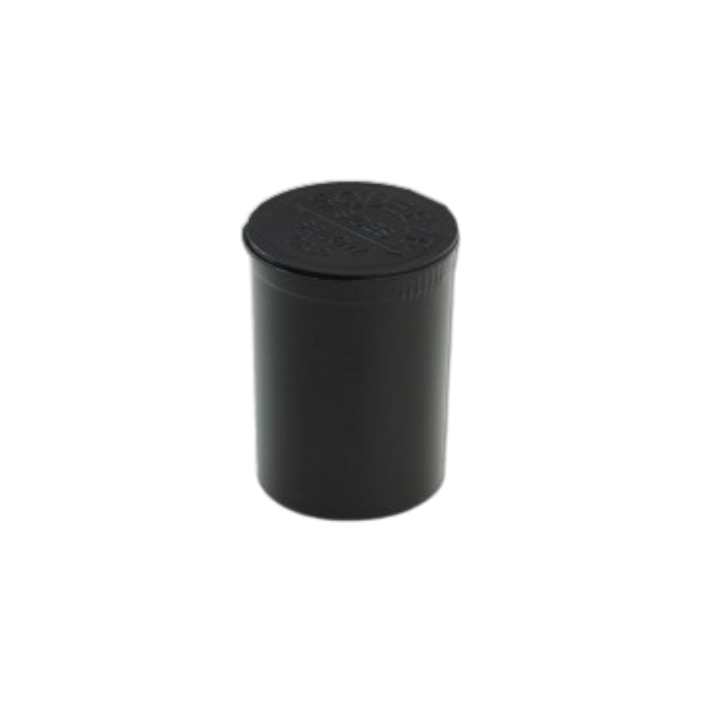 Schwarze Aufbewahrungsdose 110 ml mit Pop-up Deckel – luftdicht & UV-geschützt