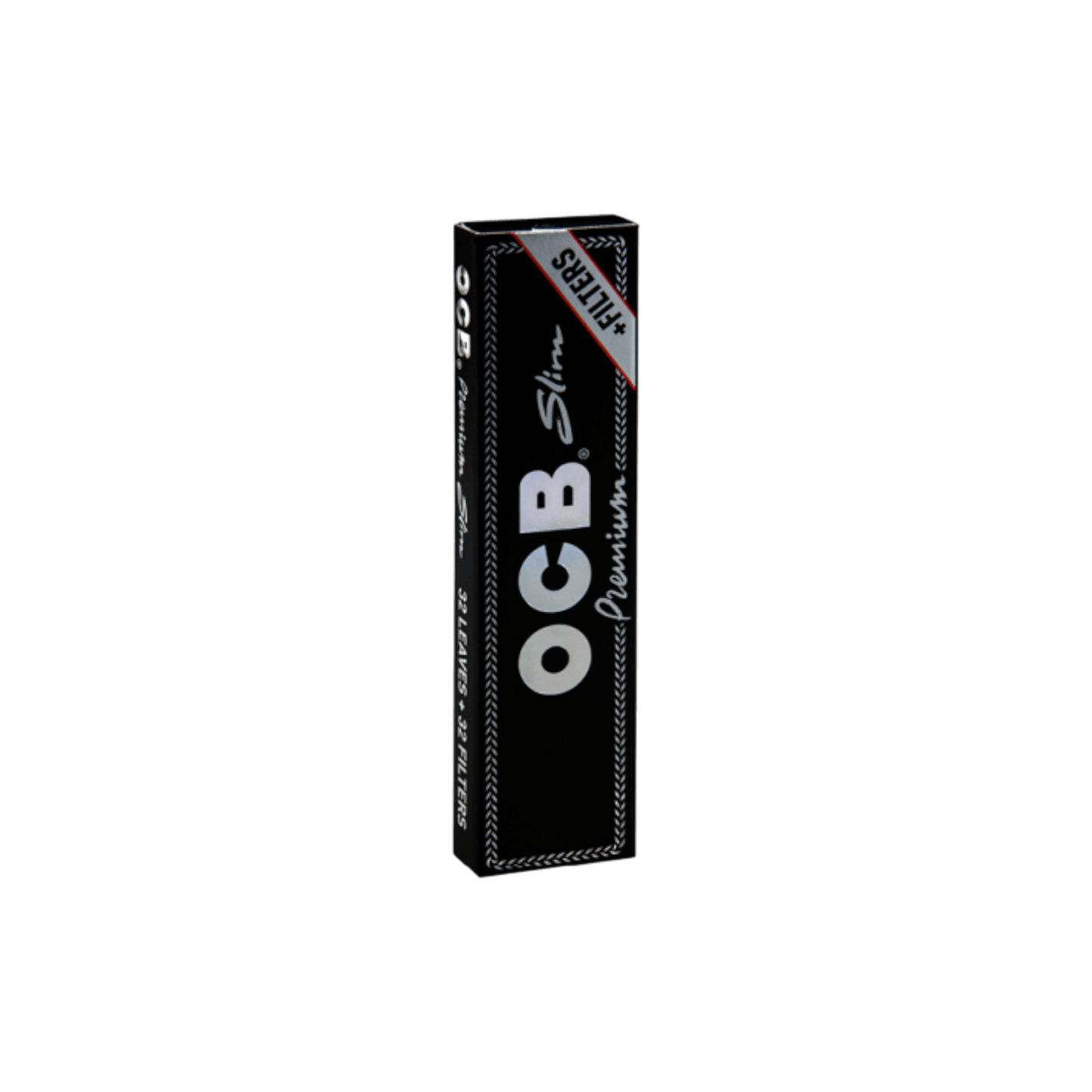OCB King Size Schwarz Premium Slim + Tips 32 Blatt