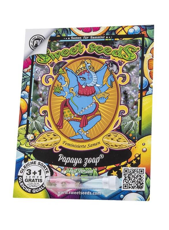 Papaya Zoap F1 Fast Version Seedpack Design