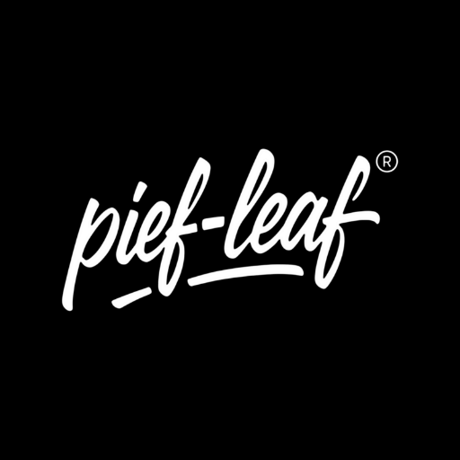 Pief-Leaf® Logo – unabhängiger Headshop für Grinder, Bongs, Papers & Cannabis-Samen