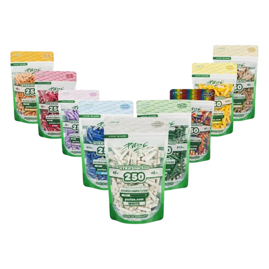 Aktivkohlefilter XTRA Slim 6mm – farbige Filter für angenehmen Rauchgenuss