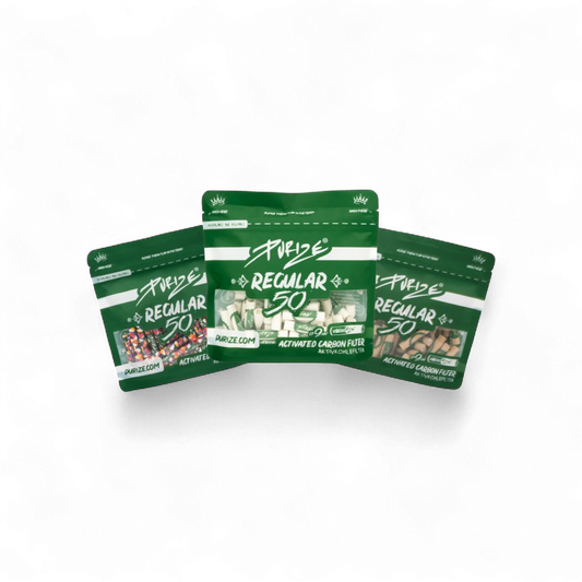 Aktivkohlefilter 9 mm PURIZE 50 Stück verschiedene Farben