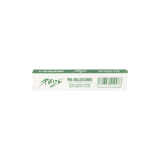 PURIZE Pre-Rolled Cones 6 Stück – ungebleichte Hülsen bei Pief-Leaf®