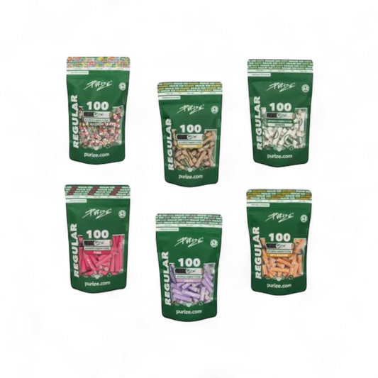 Aktivkohlefilter Regular Size 9mm - verschiedene Farben (100 Stück)