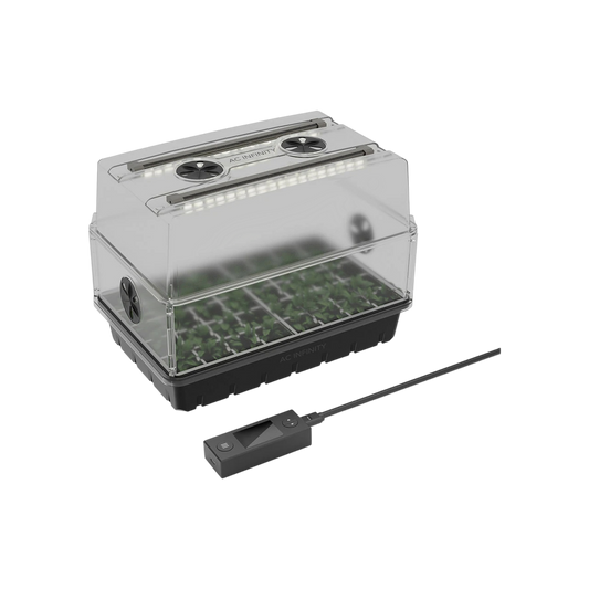 AC Infinity - Stecklings Gewächshaus mit LED-Beleuchtung und Höhenerweiterung