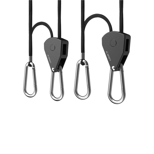 AC Infinity Verstellbare Schwerlast-Seilaufhänger mit Edelstahlhaken und Skalierung – Pief-Leaf®