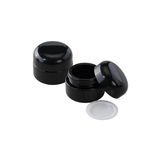 Weithalsdosen aus Violettglas 15ml