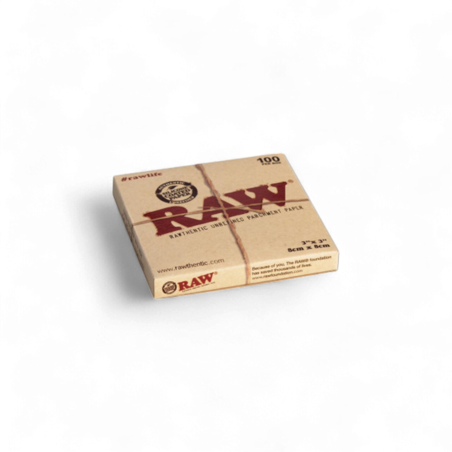 RAW Pergamentpapier für Extraktion 100/Box