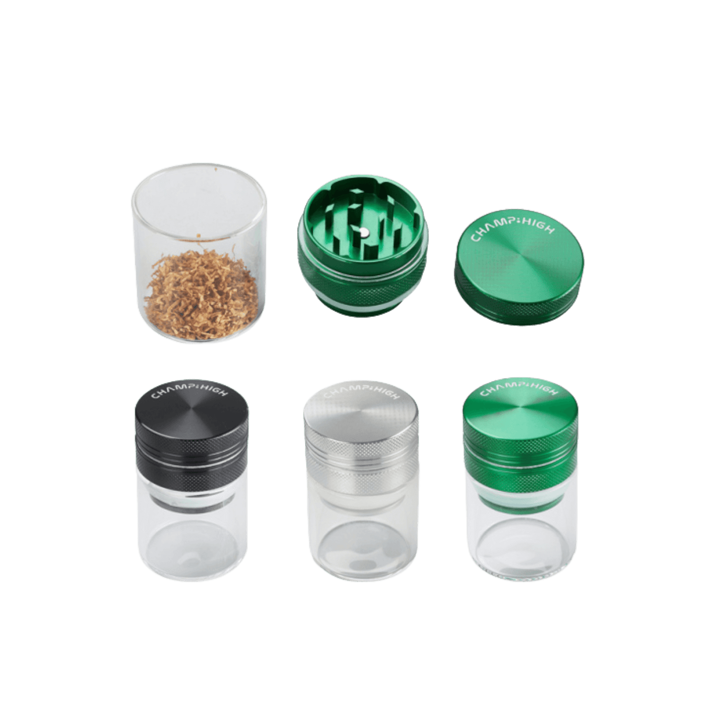 Champ High Storage Grinder mit Aufbewahrungsfach