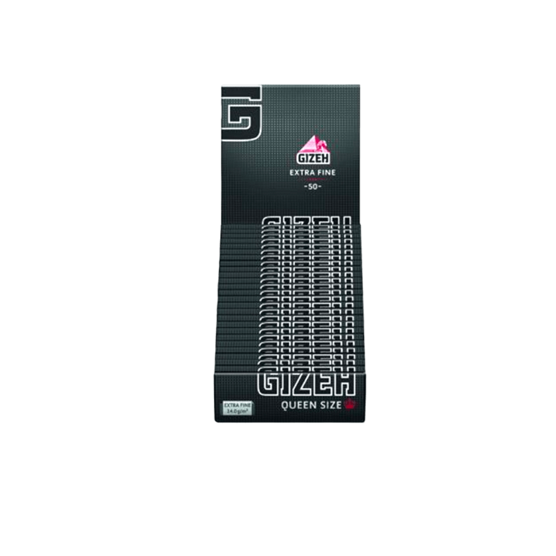 Gizeh Black Queen Size Papers – 50 Blättchen im Magnetverschluss bei Pief-Leaf®