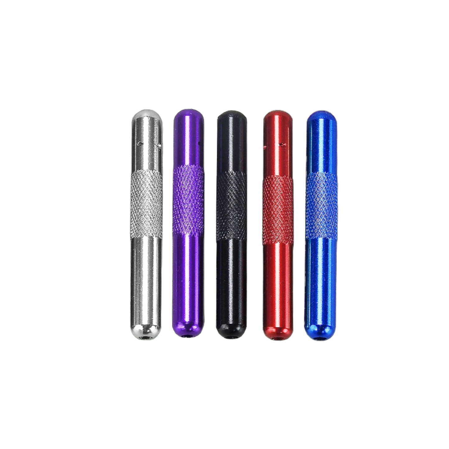 Ziehröhrchen Aluminium "round", 7cm, verschiedene Farben