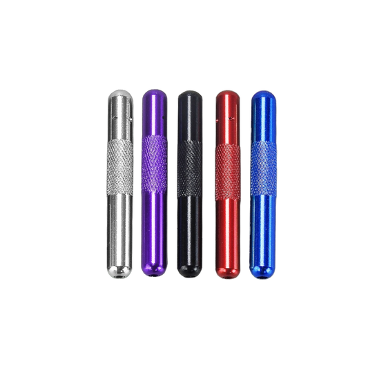 Ziehröhrchen Aluminium "round", 7cm, verschiedene Farben