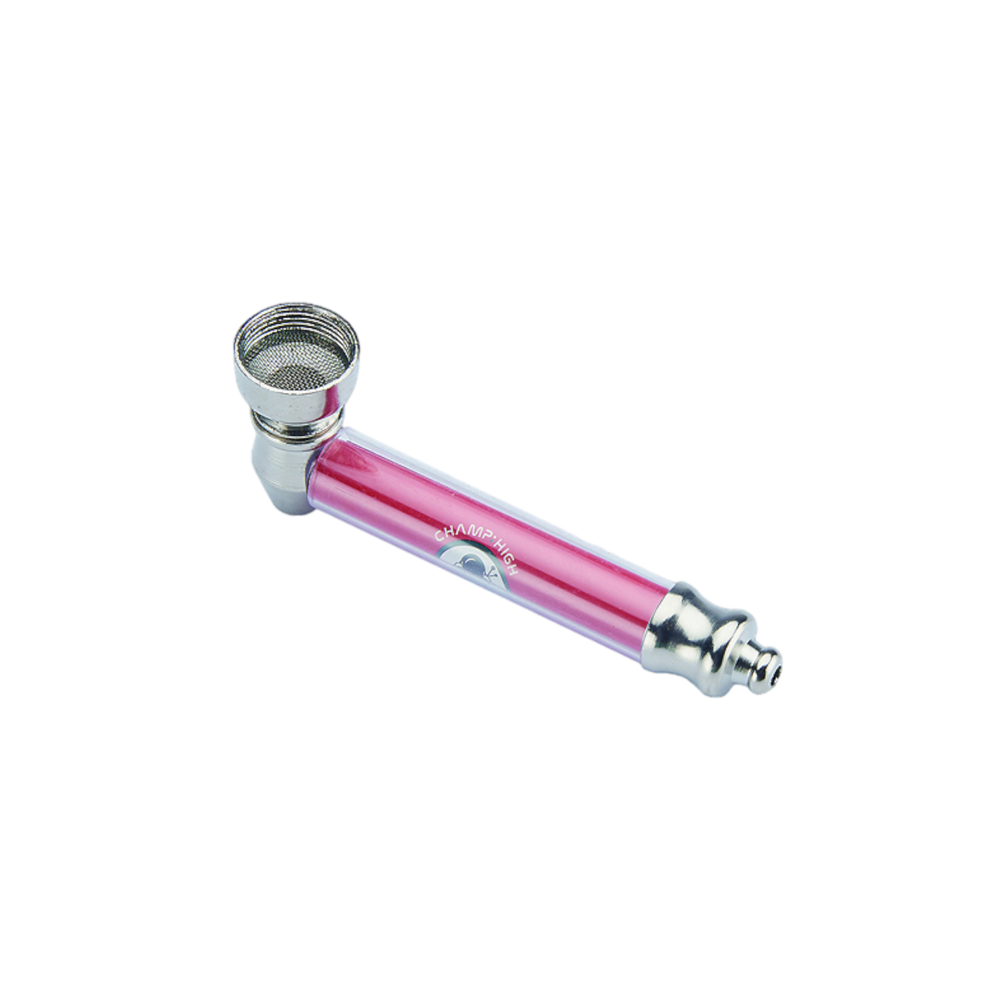 Metallpfeife inkl. Siebchen im Blister - 8,5cm