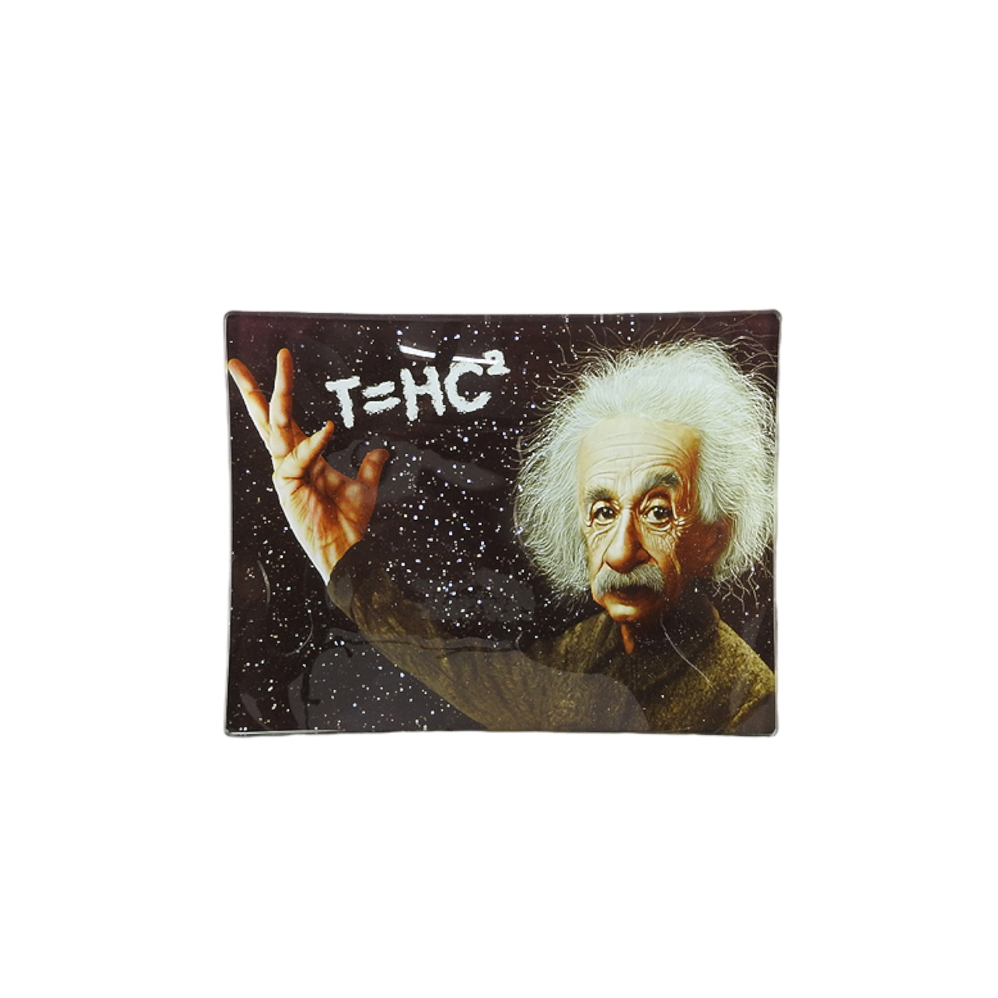Bruchsicheres Rolling Tray aus Glas - 16x12cm - T=HC²