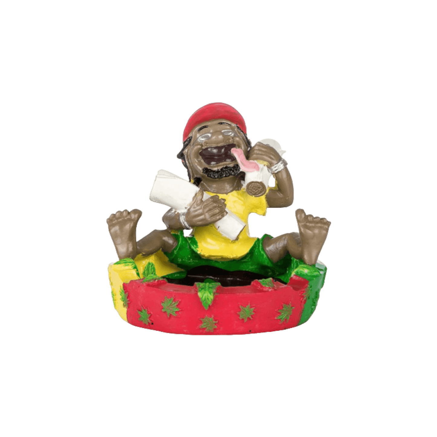 Aschenbecher Rasta Chillen Figur 13 cm