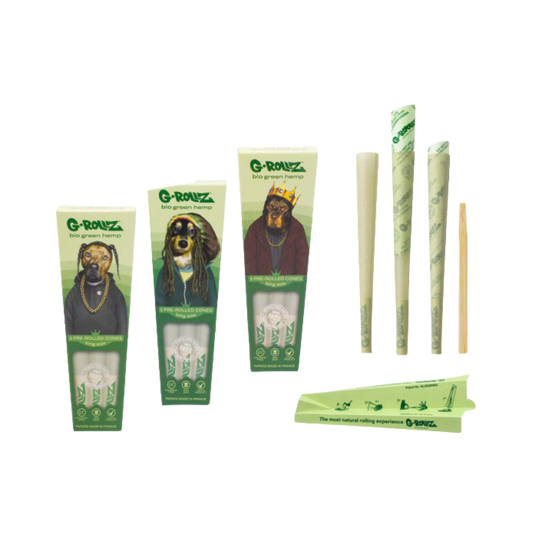Pets Rock - Organic Green Hemp Hanf Cones 3 Stück