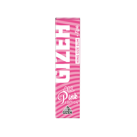 All Pink King Size Slim + Tips – Gizeh Papers bei Pief-Leaf®