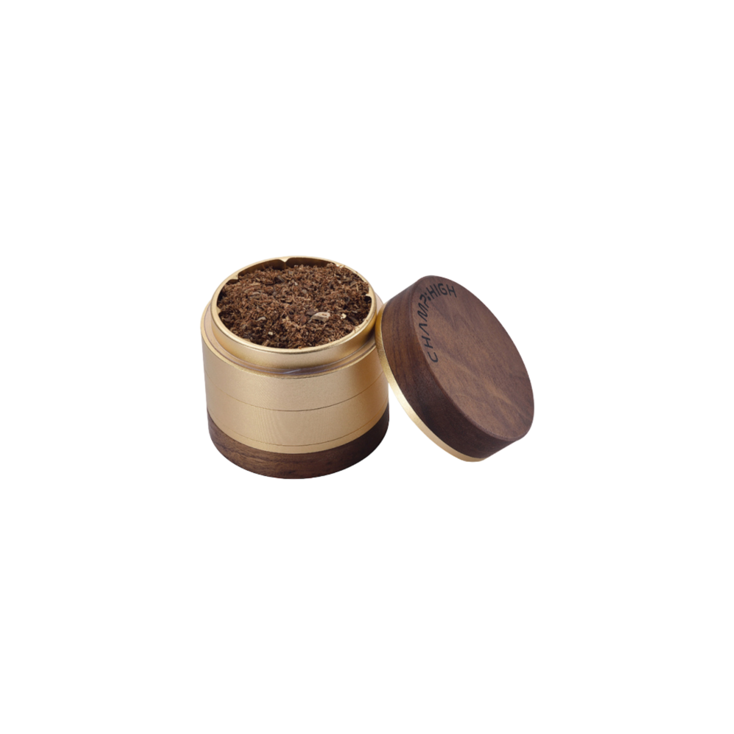 Grinder "Round Wooden" 4-tlg., Ø 6,2 cm