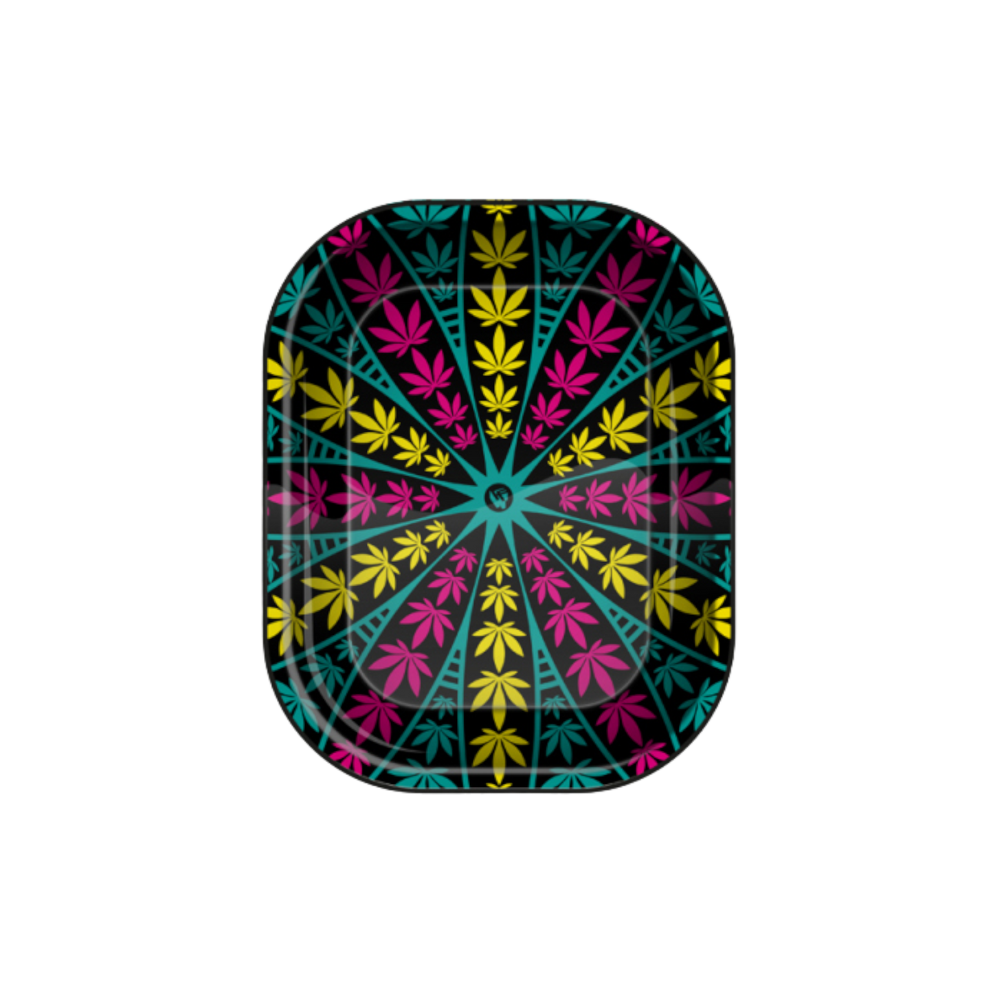 Metall Drehunterlage "Mandala Leafs" 18 x 14 cm