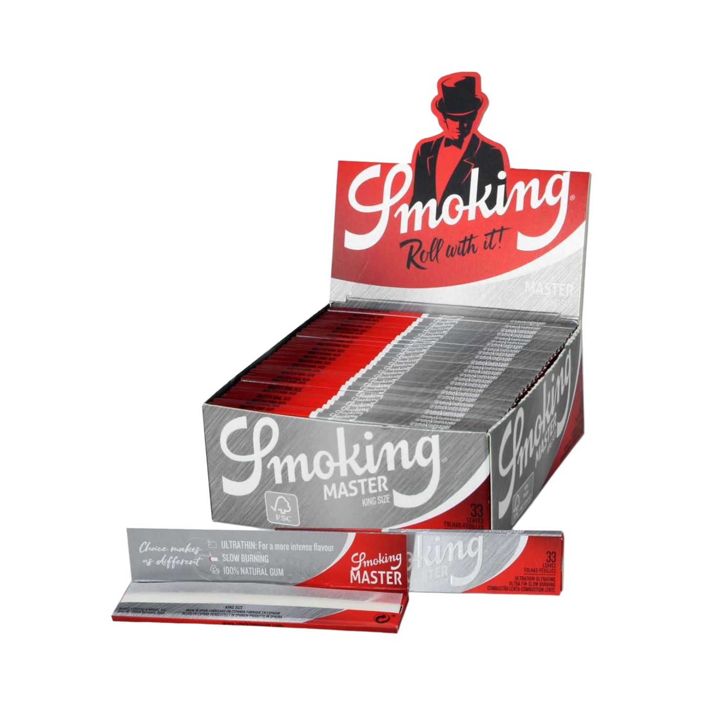 Master Papers King Size Ultra Thin - 33 Blättchen - Pief-Leaf®