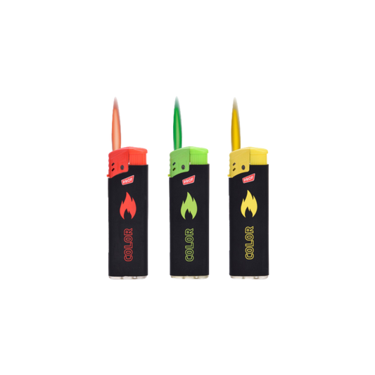 Sturmfeuerzeuge "Flamy" Jet-Flamme - Farbige Flamme