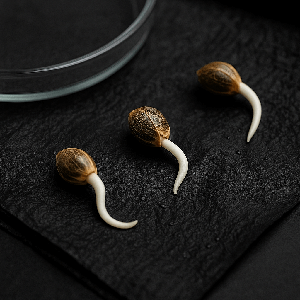 Cannabissamen keimen – Anleitung zur erfolgreichen Keimung mit Papptuch, Erde und Wasser bei Pief-Leaf®